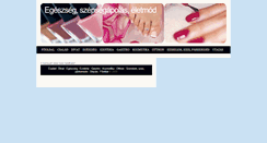 Desktop Screenshot of divat.barnulj.hu